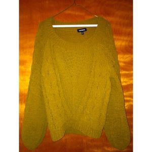 Balloon sleeve Express sweater